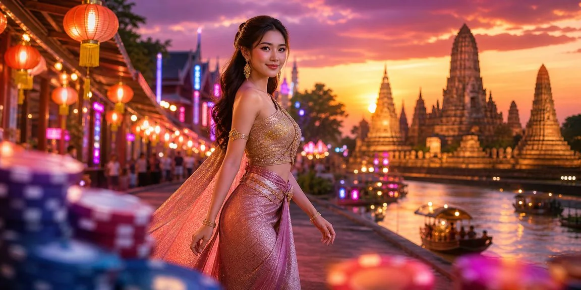 สมาชิก th28 เปิดหน้าสมัครสมาชิกบนแท็บเล็ตในชุดไทยพื้นเมือง