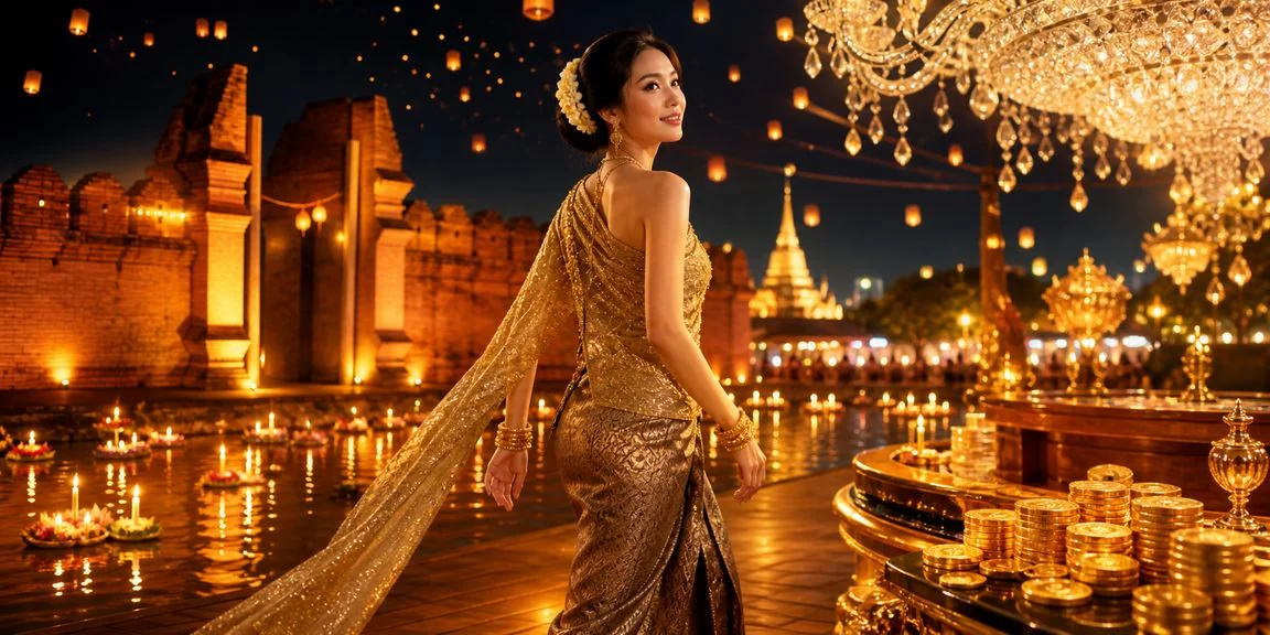 th28 ห้องสล็อตและคาสิโนออนไลน์บรรยากาศลอยกระทงเชียงใหม่